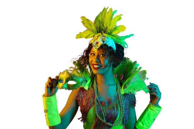 Homepage carnevale elegante costume in maschera